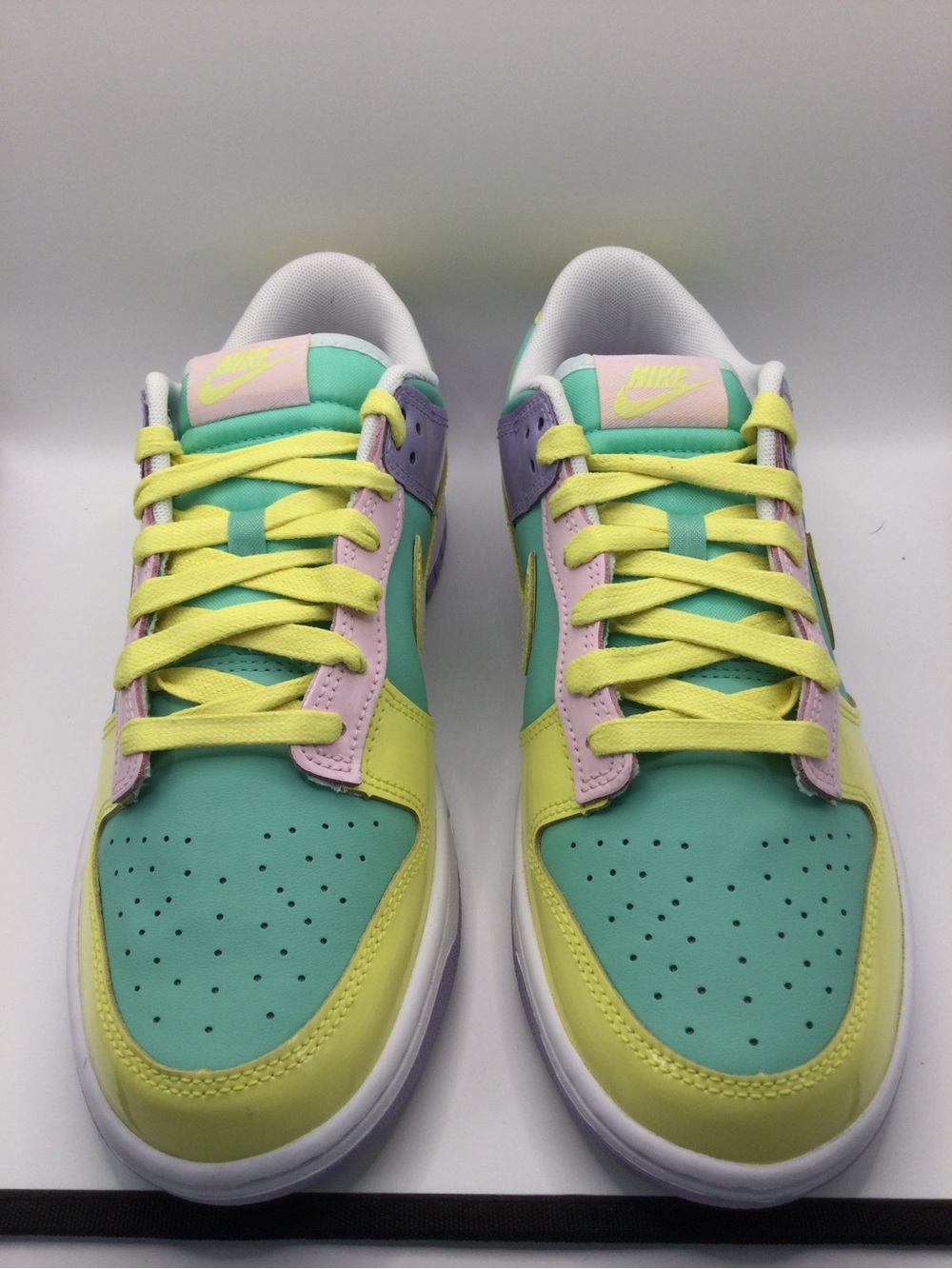 Nike Low Top Sneakers in Mint, Yellow & Pastel Pink